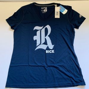 Adidas NCAA ProSphere Rice University Women's Shirt XL Navy Ultimate V Tee